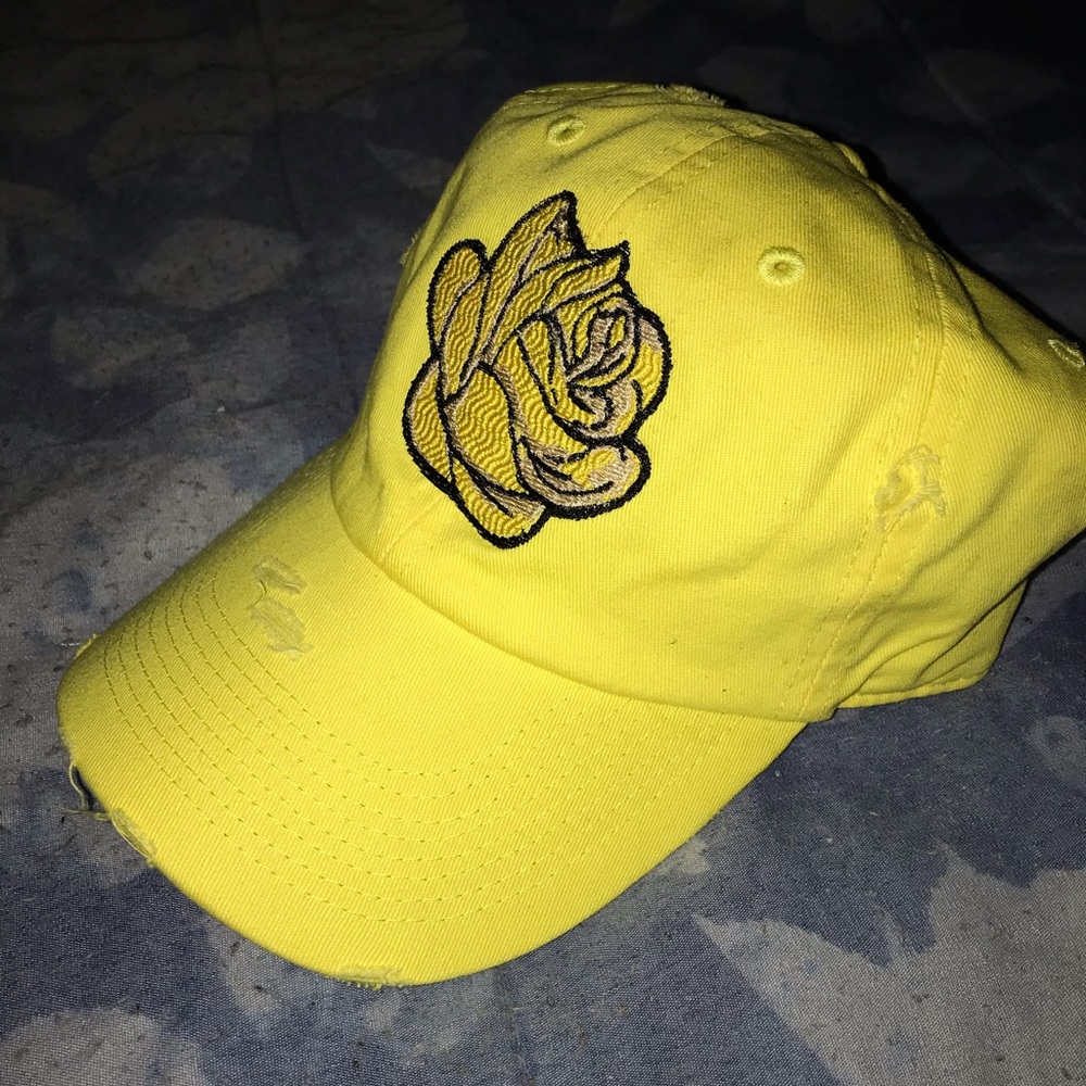 Yellow rose dad hat